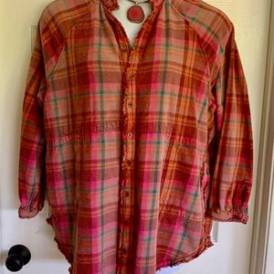 FREE PEOPLE…oversized shirt